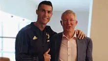 Así fue el reencuentro de Cristiano Ronaldo y Alex Ferguson en Old Trafford