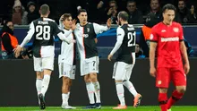 Juventus venció 2-0 al Bayer Leverkusen y accedió a octavos de final de la Champions