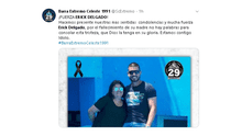 Hinchas de Sporting Cristal envían sentidos mensajes a Erick Delgado tras muerte de su madre