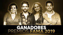 Premios Fama: lista completa de ganadores de lo mejor del 2019 en tv, teatro, cine y más 