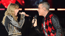 Taylor Swift canta 'Angels' con Robbie Williams y fans quedan fascinados