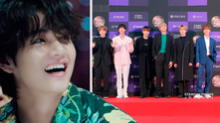 GDA 2020: Taehyung de BTS se tropieza y cae en red carpet [VIDEO]