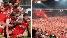 Hinchas invaden campo de juego para festejar ascenso de su equipo por primera vez en Bundesliga