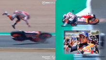 Marc Márquez sufre una fractura de húmero en el GP de España de MotoGP [VIDEO]