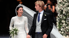 Alessandra de Osma sufre percance con su vestido en el día de su boda [VIDEO]