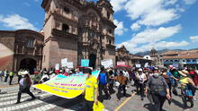 Gremios sociales del Cusco respaldan paralización contra el Ejecutivo