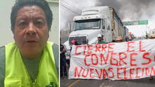 Camioneros se sumarán a protestas contra el Congreso y piden adelanto de elecciones
