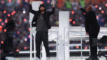 Eminem se arrodilló en el medio tiempo del Super Bowl 2022 a pesar de negativa de la NFL