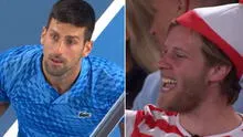 Djokovic detiene el juego para pedir que saquen a un hincha “borracho” que lo molestaba
