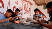 Lambayeque: niños y jóvenes participan en talleres gratuitos en museo Tumbas Reales