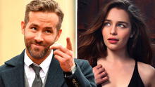 Ryan Reynolds juega broma a Emilia Clarke en su cumpleaños