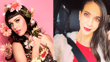 Chiara Pinasco se tomó una foto junto a la mascota de Katy Perry