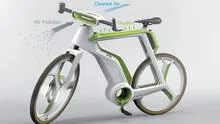 La bicicleta ecológica que purifica el aire mientras pedaleas