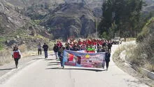 Sexta marcha en tributo a Mártires de Tarata llega a Tacna
