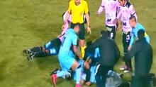Jugador del Real Garcilaso choca contra un rival y termina convulsionando [VIDEO]