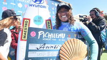 Analí Gómez se coronó campeona mundial de surf femenino en Chile