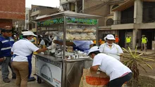 Aniego en SJL: Emolienteros regalan desayunos a los afectados