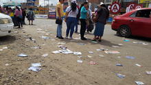 UNCP: gran cantidad de basura ocasionó propaganda de academias en examen de admisión