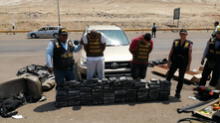 Arequipa: Encuentran 95 paquetes de marihuana ocultos en camioneta 