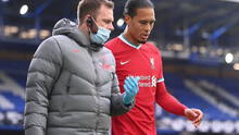Liverpool reveló que Van Dijk será operado tras sufrir rotura de ligamentos