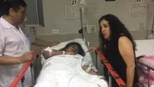 Evangelina Chamorro: lo perdió todo por huaico, pero se recupera en hospital