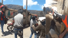 Cliente moroso golpeó a trabajadora que iba a cobrarle deuda bancaria en Huancavelica