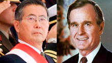 Difunden conversación entre George H. W. Bush  y Alberto Fujimori luego del autogolpe