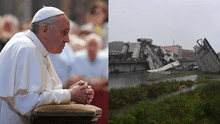 Génova: Papa Francisco lamenta tragedia y envía mensaje a los afectados