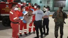 Amazonas: bomberos entregan alimentos a militares y policías que resguardan Bagua