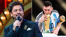 Shah Rukh Khan felicita a Messi por ser campeón del Mundial: “Gracias por hacernos creer en los sueños”