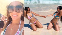 Isabel Acevedo viajó a Punta Cana con pasajes comprados por Christian Domínguez