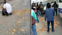 Fiscalizador municipal arroja al suelo los panes de un vendedor en Piura