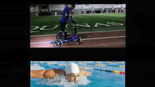 YouTube: Deportista con parálisis recrea video de entrenamiento de Michael Phelps 