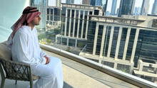 Zambrano se viste como jeque en Dubai, aunque no se siente millonario: “Me di cuenta que no es así”