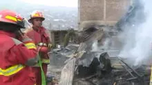 Tres viviendas quedaron destruidas tras voraz incendio en el Rímac [VIDEO]