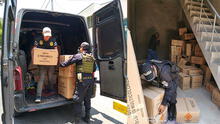 Policía incauta 80 cajas de pirotécnicos en centro comercial de Arequipa 