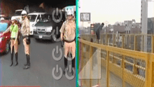 Hombre se lanza desde baranda de Puente Nuevo, en El Agustino [VIDEO]