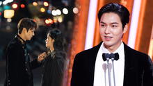 Kim Go Eun felicita a Lee Min Ho por triunfo en 2020 SBS Drama Awards