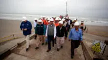 Ministro de la Producción supervisó reanudación de los trabajos en el desembarcadero de San José