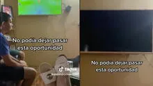 Qatar 2022: argentino le hace broma a su familia y apaga el televisor justo cuando Messi patea penal