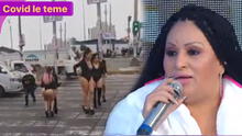 Paloma de la Guaracha graba video musical en plena vía pública sin respetar distanciamiento social