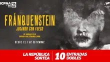 LISTA DE GANADORES: La República sortea 10 entradas dobles para ir al teatro a ver "Fránquenstein: Jugando con fuego"