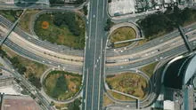 Desde el aire: así luce la avenida Javier Prado en el primer día del estado de emergencia [VIDEO]
