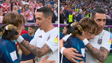¡En el dolor, hermanos! Emotivo abrazo de Di María a Modric luego de eliminarlo de Qatar 2022