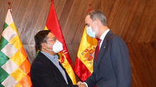 Bolivia recibe con honores al rey de España