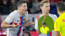 Lewandowski deja en desventaja al Barcelona: roja y marcador en contra para los culés