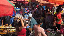Chiclayo: Mercado Moshoqueque se atestó de comerciantes y clientes 