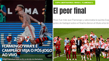 Prensa internacional se rinde ante Flamengo por título de Copa Libertadores tras 38 años