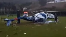 Helicóptero que trasladaba a un gobernador de Brasil se estrelló [VIDEO]  