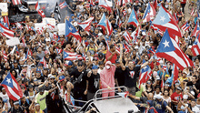 Puertorriqueños festejan dimisión del gobernador